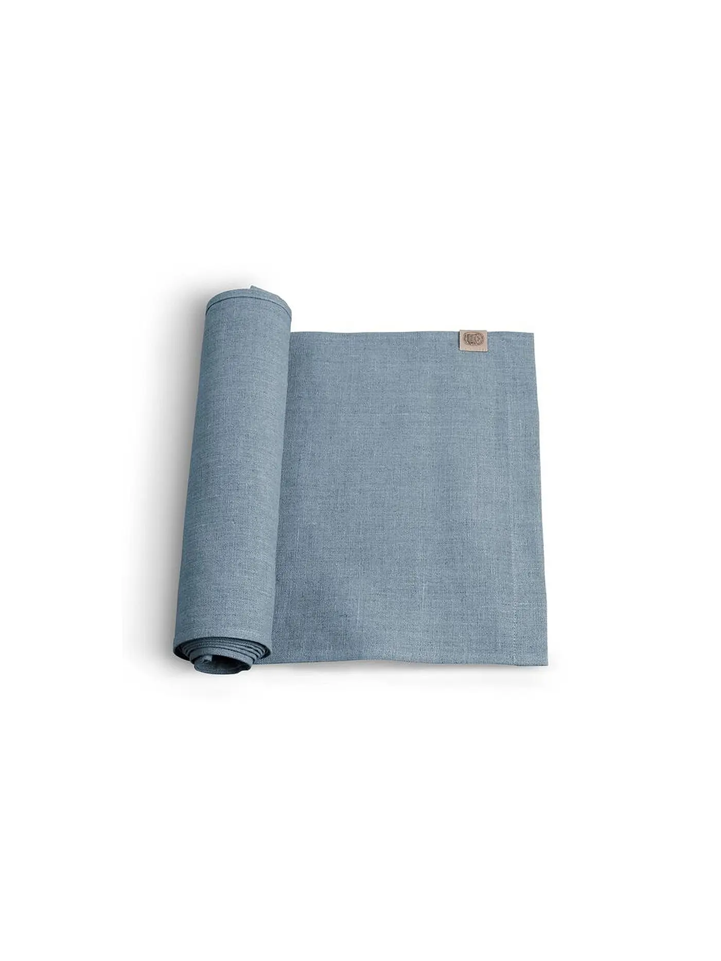 LOVELY LINEN | Leinen-Tischläufer "Erik" 47x150cm (offwhite) | blau
